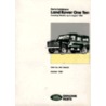 Land Rover One Ten Parts Catalogue by Brooklands Books Ltd