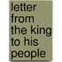 Letter From The King To His People
