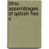 Lithic Assemblages Of Qafzeh Hes C by Erella Hovers