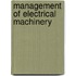 Management of Electrical Machinery