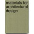 Materials For Architectural Design