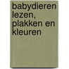Babydieren lezen, plakken en kleuren
