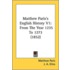 Matthew Paris's English History V1