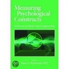 Measuring Psychological Constructs door Onbekend