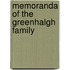 Memoranda Of The Greenhalgh Family