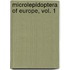 Microlepidoptera of Europe, Vol. 1