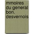 Mmoires Du General Bon. Desvernois