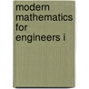 Modern Mathematics for Engineers I door Tamara G. Stryzhak