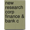 New Research Corp Finance & Bank C door Onbekend