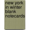 New York in Winter Blank Notecards door Onbekend