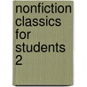 Nonfiction Classics for Students 2 door Elizabeth Thomason