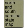 North And South Carolina State Map by Universal Map (um2.030)