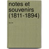 Notes Et Souvenirs (1811-1894) ... door Victor Duruy