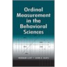 Ordinal Measurement Behavioral Sci door Norman Cliff