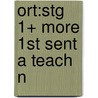 Ort:stg 1+ More 1st Sent A Teach N door Thelma Page