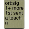 Ort:stg 1+ More 1st Sent A Teach N door Thelma Page