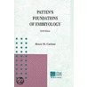 Patten's Foundations Of Embryology door Bradley Merrill Patten