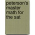 Peterson's Master Math For The Sat