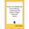 Poems And Ballads By Gerald Massey door Professor Gerald Massey