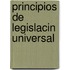 Principios de Legislacin Universal
