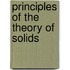 Principles Of The Theory Of Solids
