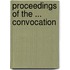 Proceedings Of The ... Convocation