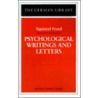 Psychological Writings And Letters door Sigmund Freud