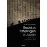 Recht en instellingen in Japan door Dimitri Vanoverbeke