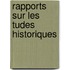 Rapports Sur Les Tudes Historiques