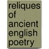 Reliques of Ancient English Poetry