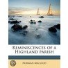 Reminiscences Of A Highland Parish door Norman Macleod