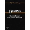 Sample Design in Business Research door W. Edwards Deming