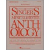 Singer's Musical Theatre Anthology door Kurt Weill
