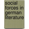 Social Forces In German Literature by Kuno Francke
