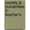 Society & Humanities 3 - Teacher's by Dario D'Angelo