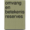 Omvang en betekenis reserves door Esther Gerritsen