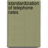 Standardization Of Telephone Rates by Db Judd