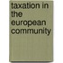 Taxation In The European Community