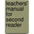 Teachers' Manual For Second Reader