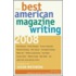 The Best American Magazine Writing
