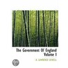 The Government Of England Volume I by Unknown