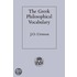 The Greek Philosophical Vocabulary