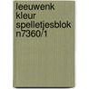 Leeuwenk kleur spelletjesblok n7360/1 door Onbekend