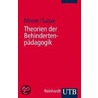 Theorien der Behindertenpädagogik by Vera Moser
