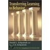 Transferring Learning To Behaviour door James Kirkpatrick