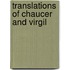 Translations Of Chaucer And Virgil