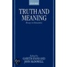 Truth & Meaning:essays Semantics P by Nicholas Evans