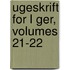 Ugeskrift For L Ger, Volumes 21-22