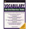 Vocabulary for Civil Service Tests by Marguerite Hartill