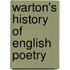 Warton's History of English Poetry